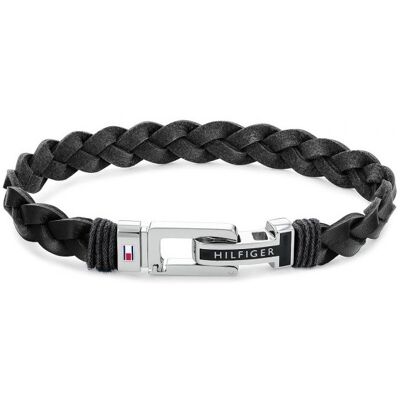 Tommy Hilfiger Brățară de lux din piele cu cataramă din oțel 2790307 Tommy Hilfiger Brățară de lux din piele cu cataramă din oțel 2790307
