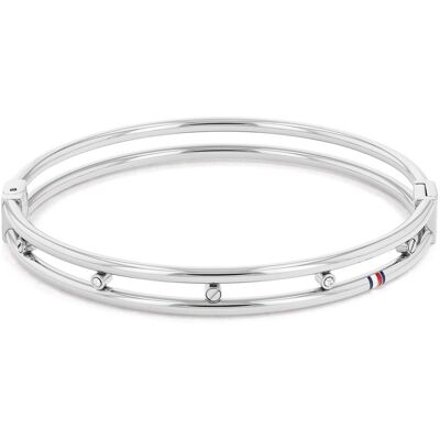 Tommy Hilfiger Brățară solidă de lux cu cristale 2780610 Tommy Hilfiger Brățară solidă de lux cu cristale 2780610