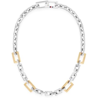 Tommy Hilfiger Colier masiv bicolor din oțel 2780867 Tommy Hilfiger Colier masiv bicolor din oțel 2780867