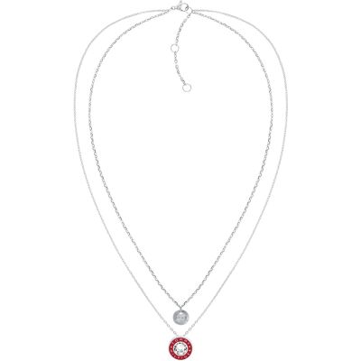 Tommy Hilfiger Colier modern dublu cu cristal Layered 2780803 Tommy Hilfiger Colier modern dublu cu cristal Layered 2780803