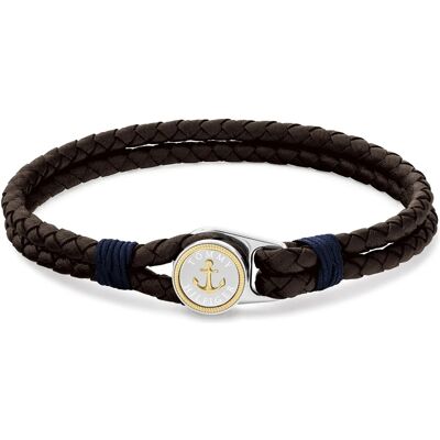 Tommy Hilfiger Brățară din piele de culoare maro 2790692 17,5 cm Tommy Hilfiger Brățară din piele de culoare maro 2790692 17,5 cm