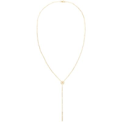 Tommy Hilfiger Colier modern placat cu aur Bar Chain 2780998 Tommy Hilfiger Colier modern placat cu aur Bar Chain 2780998