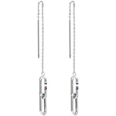 Tommy Hilfiger Cercei lungi din oțel la modă 2780198 Tommy Hilfiger Cercei lungi din oțel la modă 2780198