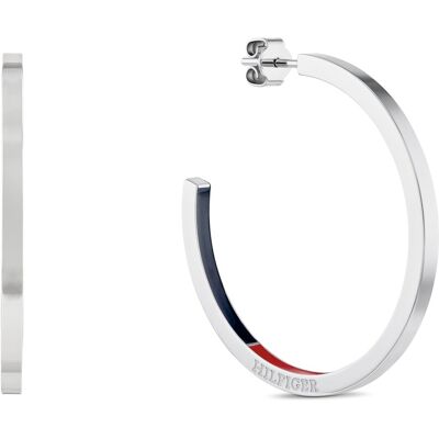 Tommy Hilfiger Cercei rotunzi la modă din oțel 2780811 Tommy Hilfiger Cercei rotunzi la modă din oțel 2780811