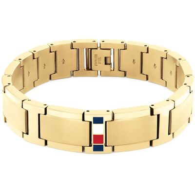 Tommy Hilfiger Brățară la modă din oțel placată cu aur Jameson 2790658 Tommy Hilfiger Brățară la modă din oțel placată cu aur Jameson 2790658