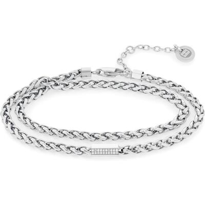 Tommy Hilfiger Brățară elegantă dublă din oțel 2780875 Tommy Hilfiger Brățară elegantă dublă din oțel 2780875