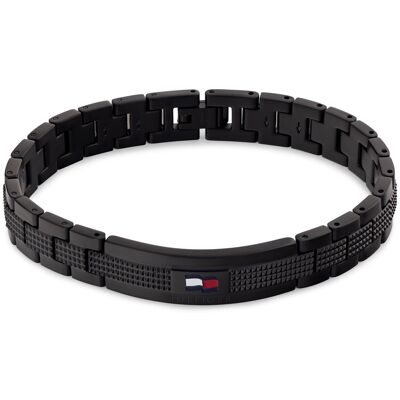 Tommy Hilfiger Brățară neagră atemporală pentru bărbați Homme 2790420 Tommy Hilfiger Brățară neagră atemporală pentru bărbați Homme 2790420