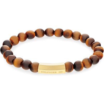 Tommy Hilfiger Brățară atemporală din mărgele cu ochi de tigru 2790582 Tommy Hilfiger Brățară atemporală din mărgele cu ochi de tigru 2790582