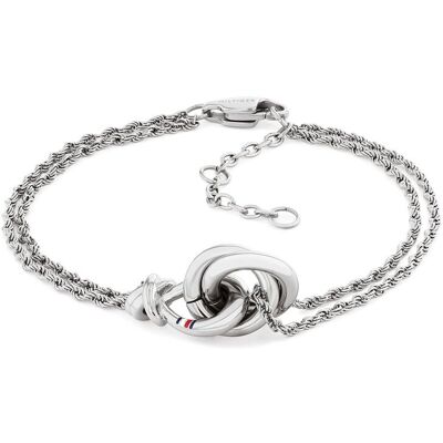 Tommy Hilfiger Brățară atemporală din oțel Cercuri împletite Nautical Knot 2780990 Tommy Hilfiger Brățară atemporală din oțel Cercuri împletite Nautical Knot 2780990