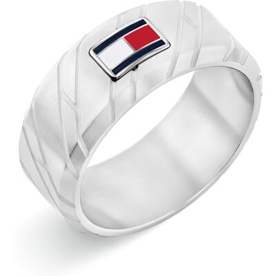 Tommy Hilfiger Inel din oțel pentru bărbați Lars 2790574 62 mm Tommy Hilfiger Inel din oțel pentru bărbați Lars 2790574 62 mm