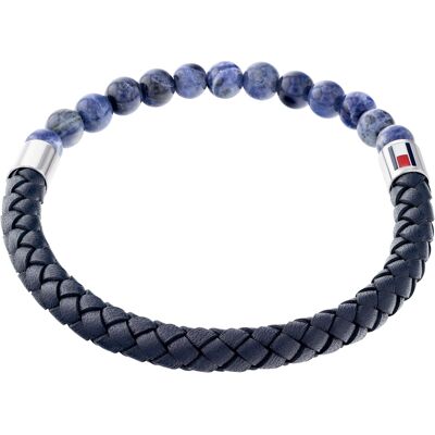 Tommy Hilfiger Brățară originală din piele cu sodalit 2790475 Tommy Hilfiger Brățară originală din piele cu sodalit 2790475