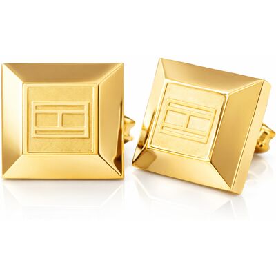 Tommy Hilfiger Cercei placați cu aur TH2700646 Tommy Hilfiger Cercei placați cu aur TH2700646