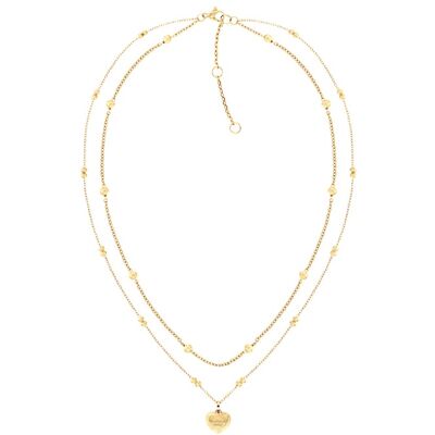 Tommy Hilfiger Colier dublu placat cu aur Layered 2781010 Tommy Hilfiger Colier dublu placat cu aur Layered 2781010
