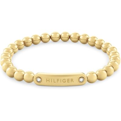 Tommy Hilfiger Brățară cu mărgele placată cu aur pentru femei Metal Beads 2780935 Tommy Hilfiger Brățară cu mărgele placată cu aur pentru femei Metal Beads 2780935