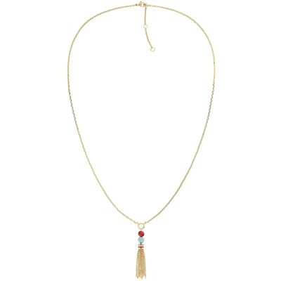 Tommy Hilfiger Colier placat cu aur cu pandantiv Modern Hippie 2781041 Tommy Hilfiger Colier placat cu aur cu pandantiv Modern Hippie 2781041