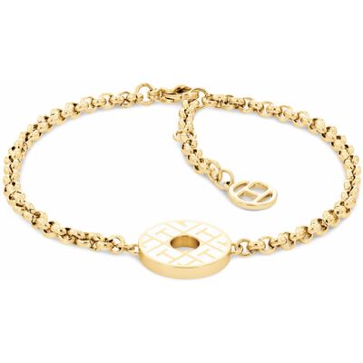 Tommy Hilfiger Brățară din oțel placat cu aur cu ornament 2780482 Tommy Hilfiger Brățară din oțel placat cu aur cu ornament 2780482