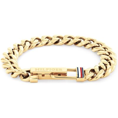 Tommy Hilfiger Brățară elegantă placată cu aur pentru bărbați 2790665 Tommy Hilfiger Brățară elegantă placată cu aur pentru bărbați 2790665