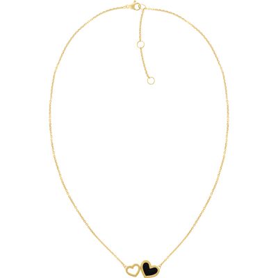 Tommy Hilfiger Colier fermecător placat cu aur cu inimioare Enamel Hearts 2780742 Tommy Hilfiger Colier fermecător placat cu aur cu inimioare Enamel Hearts 2780742