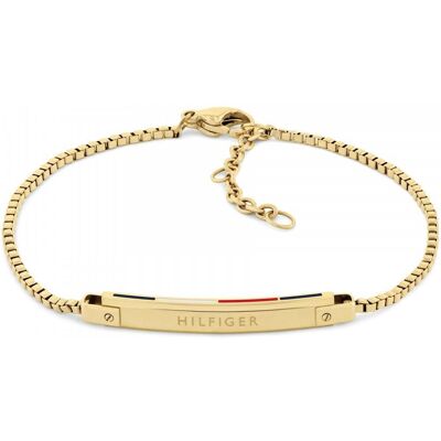 Tommy Hilfiger Brățară placată cu aur Linear 2780953 Tommy Hilfiger Brățară placată cu aur Linear 2780953