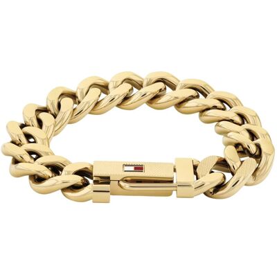 Tommy Hilfiger Brățară expresivă din oțel, placată cu aur Wild 2790638 Tommy Hilfiger Brățară expresivă din oțel, placată cu aur Wild 2790638