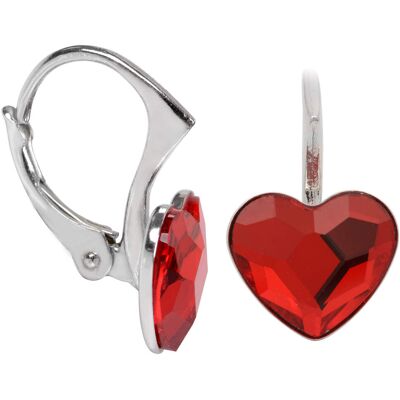 Levien Cercei din argint pentru fete Heart Flat Light Siam Levien Cercei din argint pentru fete Heart Flat Light Siam