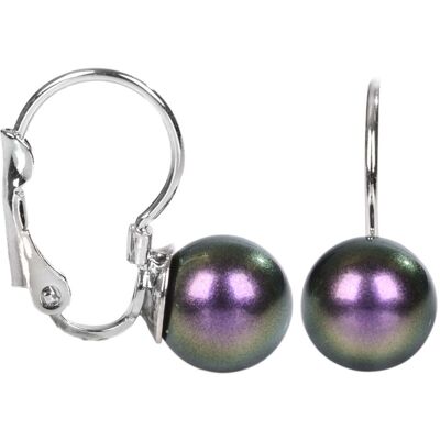 Levien Cercei fermecători cu clapetă Pearl Iridescent Purple Levien Cercei fermecători cu clapetă Pearl Iridescent Purple