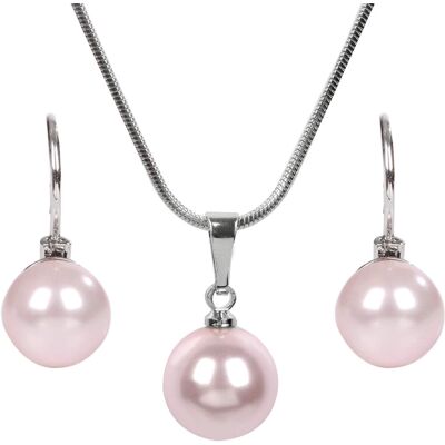 Levien Set fermecător de colier și cercei Pearl rouăline Levien Set fermecător de colier și cercei Pearl rouăline