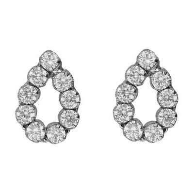 Victoria Cruz Cercei eleganți din argint cu cristale Teardrop Lieve A5533-07HT Victoria Cruz Cercei eleganți din argint cu cristale Teardrop Lieve A5533-07HT