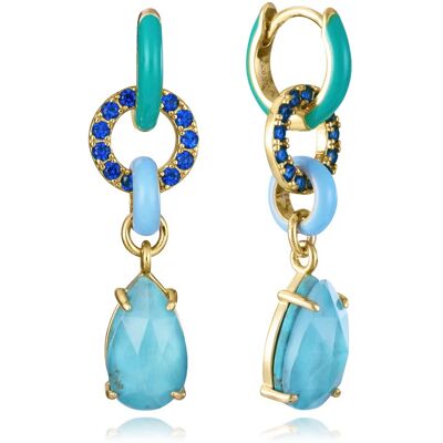 Viceroy Cercei fashion cu zirconii, 2 în 1 Elegant 13194E100-99 Viceroy Cercei fashion cu zirconii, 2 în 1 Elegant 13194E100-99