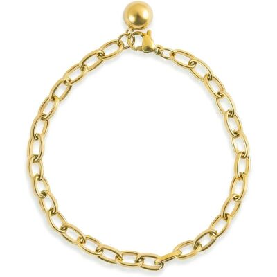 Victoria Walls Brățară atemporală placată cu aur Elaris Gold VWB260607G Victoria Walls Brățară atemporală placată cu aur Elaris Gold VWB260607G