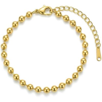 Victoria Walls Brățară cu bile placată cu aur Velarise Gold VWB260828G Victoria Walls Brățară cu bile placată cu aur Velarise Gold VWB260828G
