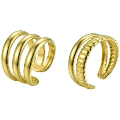Victoria Walls Set de inele placate cu aur VWS260754G Victoria Walls Set de inele placate cu aur VWS260754G