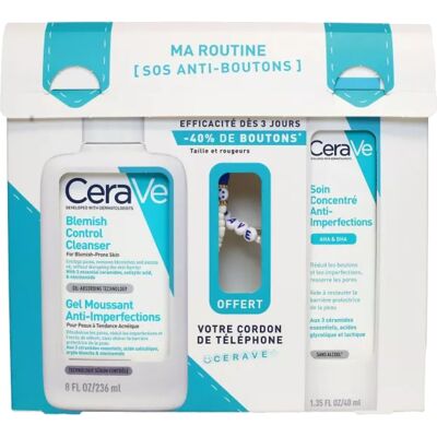 Set CeraVe pentru Acnee - Rutina Hidratantă și Purificatoare Set CeraVe pentru Acnee - Rutina Hidratantă și Purificatoare