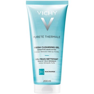 Vichy Purete Thermale Gel Curățare Răcoritor - Gel de curățare pentru față pentru piele sensibilă Vichy Purete Thermale Gel Curățare Răcoritor - Gel de curățare pentru față pentru piele sensibilă