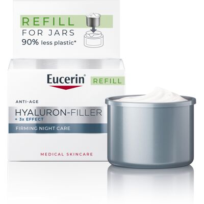 Eucerin Reumplere pentru Hyaluron-Filler+3x Effect cremă de noapte de întărire (Firming Night Care Refill) 50 ml Eucerin Reumplere pentru Hyaluron-Filler+3x Effect cremă de noapte de întărire (Firming Night Care Refill) 50 ml