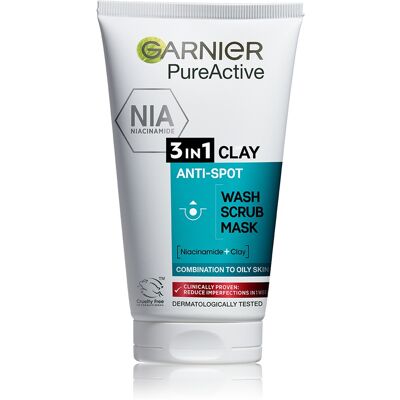 Garnier Pure - Curățare Profundă și Exfoliere 150ml Garnier Pure - Curățare Profundă și Exfoliere 150ml