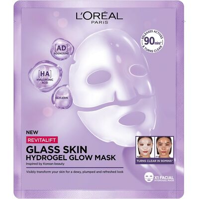 L'Oréal Paris Mască hidrogel iluminatoare Filler Glass Skin Mask 25 g L'Oréal Paris Mască hidrogel iluminatoare Filler Glass Skin Mask 25 g