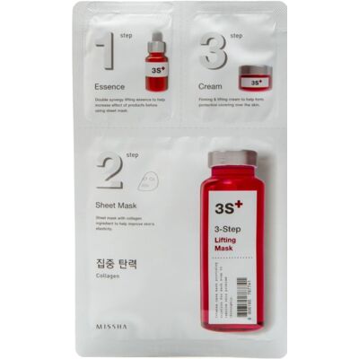 Missha Mască facială de lifting în trei pași (3-Step Lifting Mask) Missha Mască facială de lifting în trei pași (3-Step Lifting Mask)