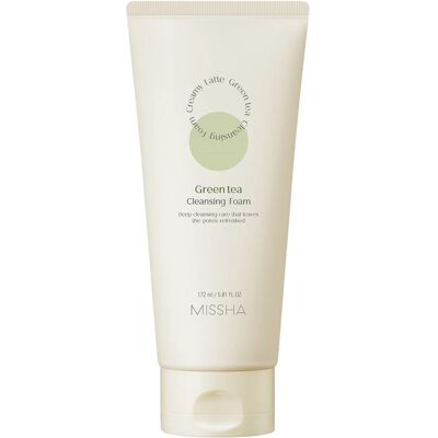 Missha Spumă de Curățare Profundă Latte Cremă Ceai Verde - Spumă de Curățare Missha Spumă de Curățare Profundă Latte Cremă Ceai Verde - Spumă de Curățare