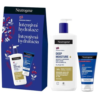 Neutrogena Set cadou pentru îngrijire corporală Hidratare Intensivă Neutrogena Set cadou pentru îngrijire corporală Hidratare Intensivă
