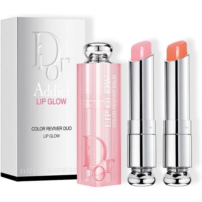 Christian Dior Addict Lip Glow Duo Set - Set de balsamuri pentru buze Christian Dior Addict Lip Glow Duo Set - Set de balsamuri pentru buze