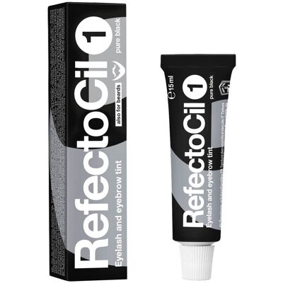 Refectocil Vopsea pentru sprâncene și gene Refectocil 15 ml 1 negru Refectocil Vopsea pentru sprâncene și gene Refectocil 15 ml 1 negru