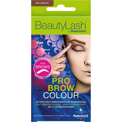 Refectocil Set pentru vopsirea sprâncenelor Pro Brow Colour 7 ml Light Brown Refectocil Set pentru vopsirea sprâncenelor Pro Brow Colour 7 ml Light Brown