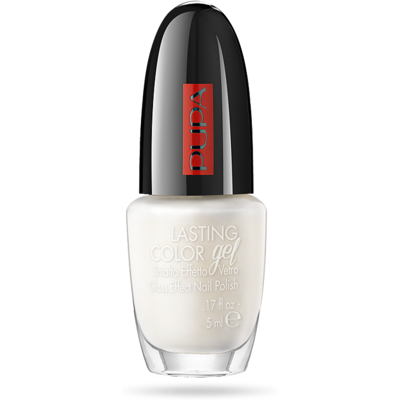 PUPA Milano Lac de unghii Lasting Color Gel (Nail Polish) 5 ml 113 Silver White PUPA Milano Lac de unghii Lasting Color Gel (Nail Polish) 5 ml 113 Silver White