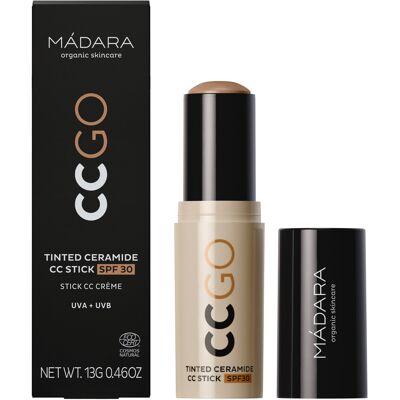 MÁDARA Stick nuanțator SPF 30 CC GO Tinted Ceramide CC Stick 13 g 80 Fudge MÁDARA Stick nuanțator SPF 30 CC GO Tinted Ceramide CC Stick 13 g 80 Fudge