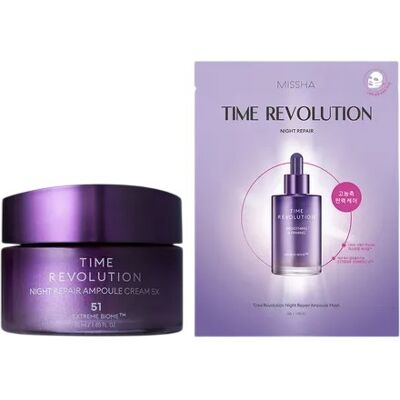 Missha Set cadou Time Revolution Night Repair Cream & Mask Duo Set Missha Set cadou Time Revolution Night Repair Cream & Mask Duo Set