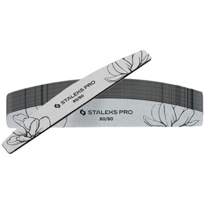 STALEKS Pilă minerală de unghii Expert 40 80/80 (Crescent Mineral Nail File) 25 buc STALEKS Pilă minerală de unghii Expert 40 80/80 (Crescent Mineral Nail File) 25 buc