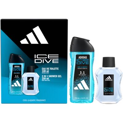 Adidas Ice Dive - EDT 100 ml + gel de duș 250 ml Adidas Ice Dive - EDT 100 ml + gel de duș 250 ml