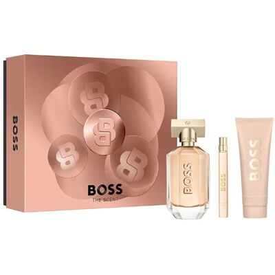 Hugo Boss Boss The Scent For Her - EDP 100 ml + loțiune de corp 75 ml + EDP 10 ml Hugo Boss Boss The Scent For Her - EDP 100 ml + loțiune de corp 75 ml + EDP 10 ml