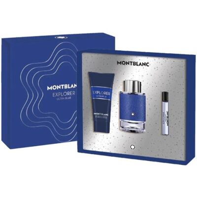 Mont Blanc Explorer Ultra Blue - EDP 100 ml & Gel de duș 100 ml & EDP 7,5 ml - Set parfum Mont Blanc Explorer Ultra Blue - EDP 100 ml & Gel de duș 100 ml & EDP 7,5 ml - Set parfum